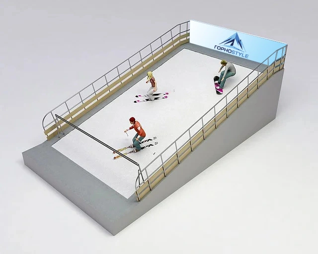 Детская тренировка на горнолыжном тренажёре Горностайл72 в Тюмени - инновационный тренажёр для обучения лыжам и сноуборду